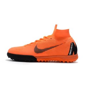 Nike Mercurial SuperflyX 6 Elite TF Kopačky Dětské – oranžově černá